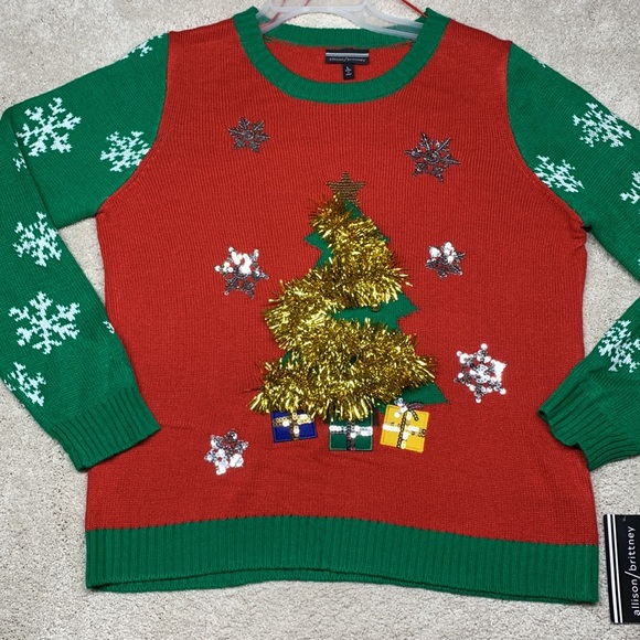 ⚡️ NEW!! 🆕 Christmas Tree Ugly Christmas Sweater - Picture 8 of 8
